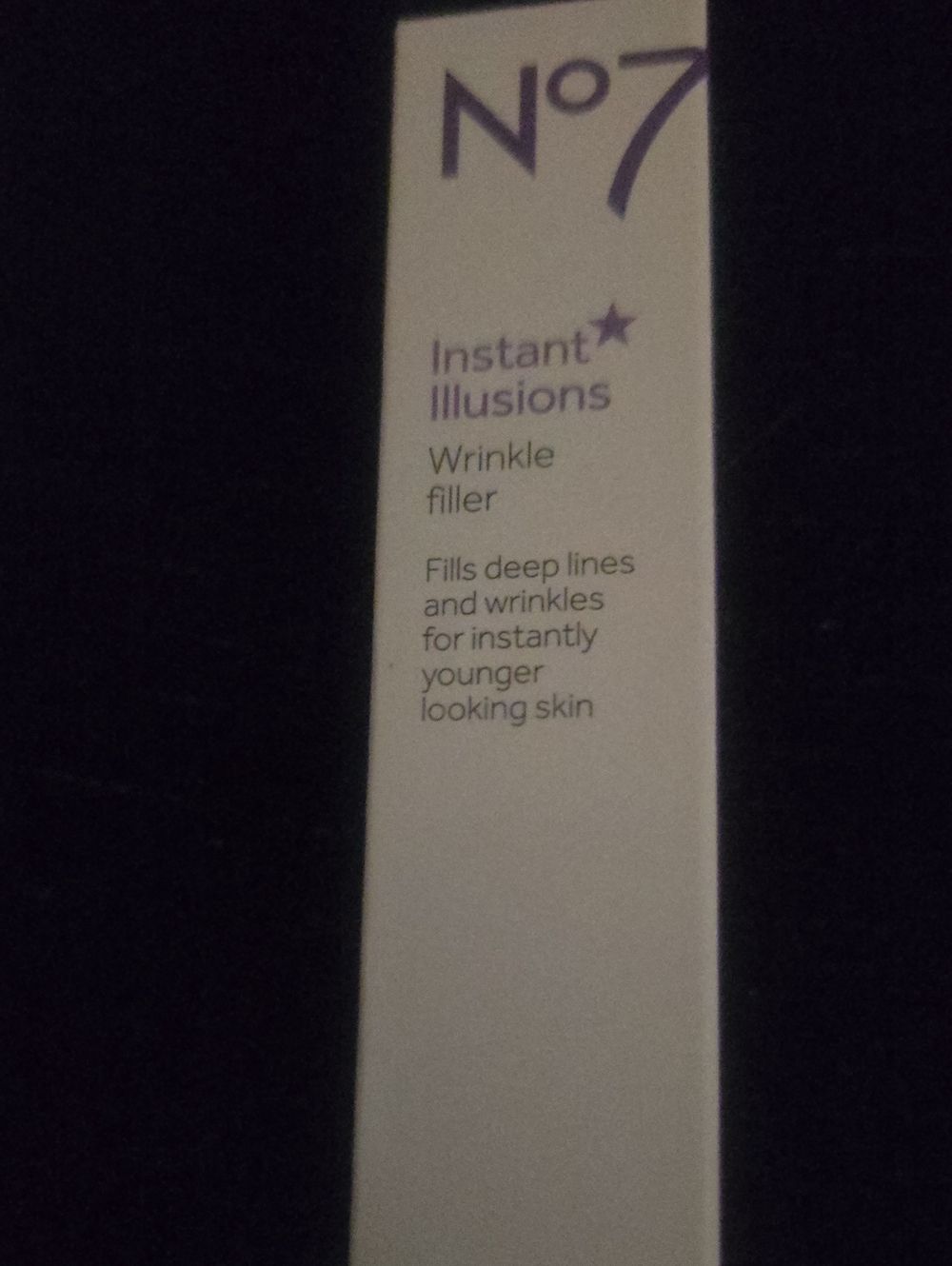No7 Inatant Illusion Wrinkle Filler, 1 Oz It Works Amazing